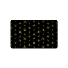 Symbols Gold Background Metallic Magnet (name Card)