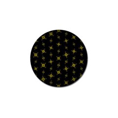 Symbols Gold Background Metallic Golf Ball Marker by Uceng