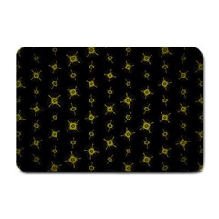 Symbols Gold Background Metallic Small Doormat by Uceng