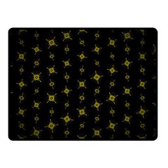 Symbols Gold Background Metallic Fleece Blanket (small) by Uceng