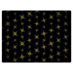 Symbols Gold Background Metallic One Side Premium Plush Fleece Blanket (extra Small) by Uceng