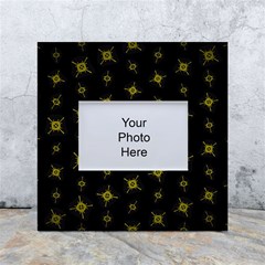 Symbols Gold Background Metallic White Box Photo Frame 4  X 6 