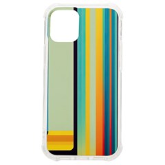 Colorful Rainbow Striped Pattern Iphone 12 Mini Tpu Uv Print Case	 by Uceng