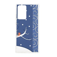 Bird Winter Bullfinch Patterns Art Samsung Galaxy Note 20 Ultra Tpu Uv Case by Uceng