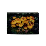 Orange Mushrooms In Patagonia Forest, Ushuaia, Argentina Cosmetic Bag (Medium) Back