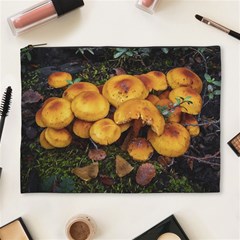 Orange Mushrooms In Patagonia Forest, Ushuaia, Argentina Cosmetic Bag (xl) by dflcprintsclothing