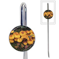 Orange Mushrooms In Patagonia Forest, Ushuaia, Argentina Book Mark by dflcprintsclothing