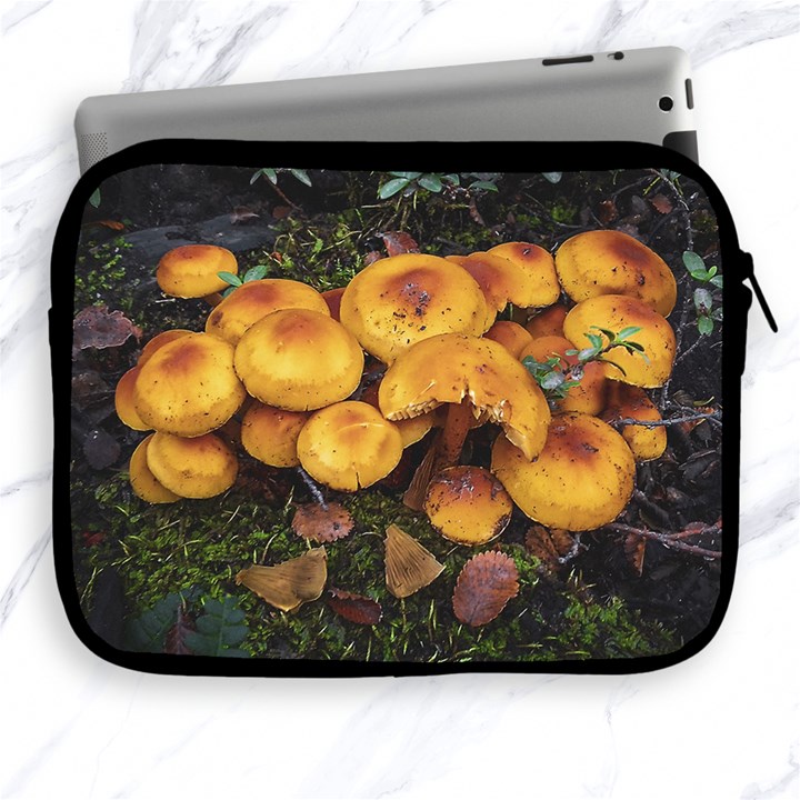 Orange Mushrooms In Patagonia Forest, Ushuaia, Argentina Apple iPad 2/3/4 Zipper Cases