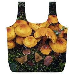 Orange Mushrooms In Patagonia Forest, Ushuaia, Argentina Full Print Recycle Bag (xl) by dflcprintsclothing