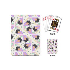 Pattern Pastel Drawing Art Playing Cards Single Design (mini) by Uceng