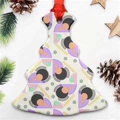 Pattern Pastel Drawing Art Christmas Tree Ornament (two Sides)