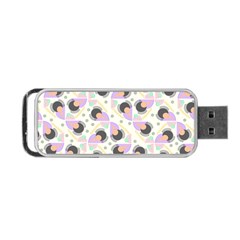 Pattern Pastel Drawing Art Portable Usb Flash (one Side) by Uceng