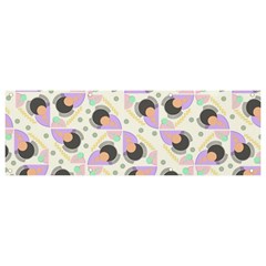 Pattern Pastel Drawing Art Banner And Sign 9  X 3  by Uceng