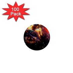 Nebula Galaxy Stars Astronomy 1  Mini Magnets (100 Pack)  by Uceng