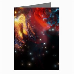 Nebula Galaxy Stars Astronomy Greeting Cards (pkg Of 8)