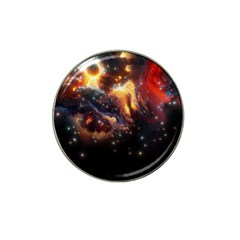 Nebula Galaxy Stars Astronomy Hat Clip Ball Marker (4 Pack) by Uceng