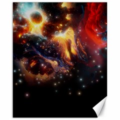 Nebula Galaxy Stars Astronomy Canvas 16  X 20  by Uceng