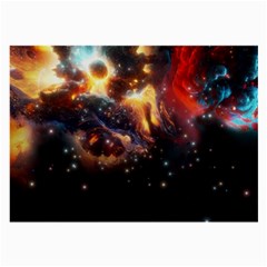 Nebula Galaxy Stars Astronomy Large Glasses Cloth by Uceng