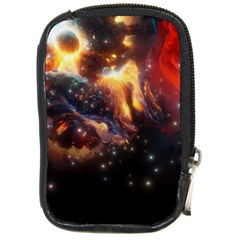 Nebula Galaxy Stars Astronomy Compact Camera Leather Case by Uceng