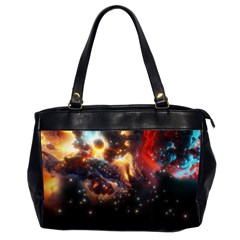 Nebula Galaxy Stars Astronomy Oversize Office Handbag (2 Sides) by Uceng