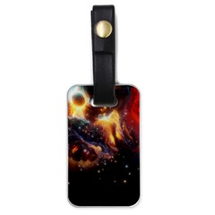 Nebula Galaxy Stars Astronomy Luggage Tag (one Side) by Uceng