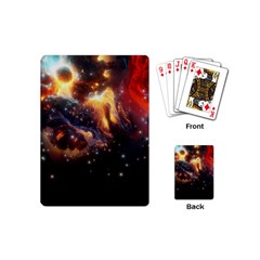 Nebula Galaxy Stars Astronomy Playing Cards Single Design (mini) by Uceng