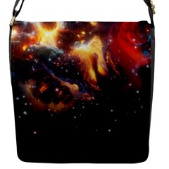 Nebula Galaxy Stars Astronomy Flap Closure Messenger Bag (s) by Uceng