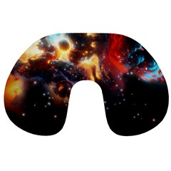 Nebula Galaxy Stars Astronomy Travel Neck Pillow by Uceng