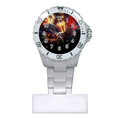 Nebula Galaxy Stars Astronomy Plastic Nurses Watch by Uceng