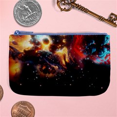 Nebula Galaxy Stars Astronomy Large Coin Purse by Uceng