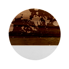 Nebula Galaxy Stars Astronomy Marble Wood Coaster (round) by Uceng