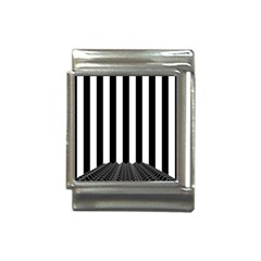 Illustration Stripes Geometric Pattern Italian Charm (13mm)