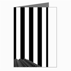 Illustration Stripes Geometric Pattern Greeting Cards (pkg Of 8) by Uceng