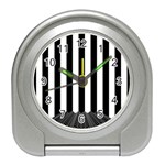 Illustration Stripes Geometric Pattern Travel Alarm Clock Front