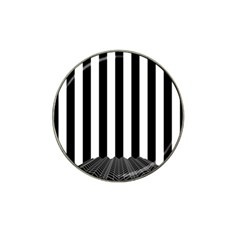 Illustration Stripes Geometric Pattern Hat Clip Ball Marker by Uceng