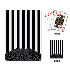 Illustration Stripes Geometric Pattern Playing Cards Single Design (rectangle) by Uceng