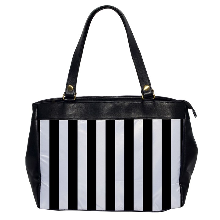 Illustration Stripes Geometric Pattern Oversize Office Handbag