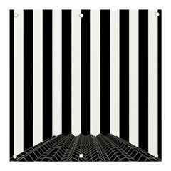 Illustration Stripes Geometric Pattern Banner And Sign 3  X 3  by Uceng