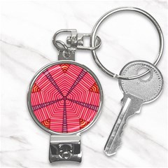 Art Pattern Design Wallpaper Nail Clippers Key Chain