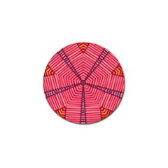 Art Pattern Design Wallpaper Golf Ball Marker by Uceng