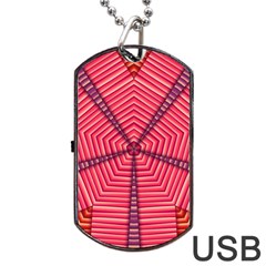 Art Pattern Design Wallpaper Dog Tag Usb Flash (one Side) by Uceng