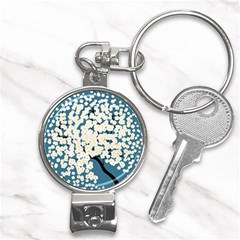 Flower Flora Decoration Pattern Nail Clippers Key Chain by Uceng