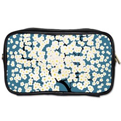 Flower Flora Decoration Pattern Toiletries Bag (two Sides) by Uceng