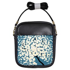 Flower Flora Decoration Pattern Girls Sling Bag by Uceng