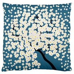 Flower Flora Decoration Pattern Standard Premium Plush Fleece Cushion Case (one Side) by Uceng