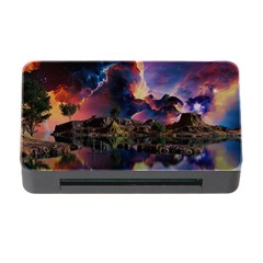 Lake Galaxy Stars Science Fiction Memory Card Reader With Cf by Uceng