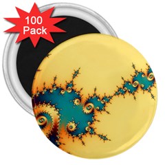 Fractal Art Fractals Digital Art 3  Magnets (100 Pack) by Uceng