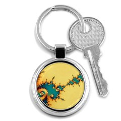 Fractal Art Fractals Digital Art Key Chain (round) by Uceng