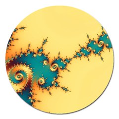 Fractal Art Fractals Digital Art Magnet 5  (round) by Uceng