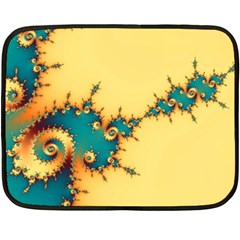 Fractal Art Fractals Digital Art One Side Fleece Blanket (mini) by Uceng